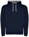 Heren Hoodie Urban Rolly SU1067 navy-grijs